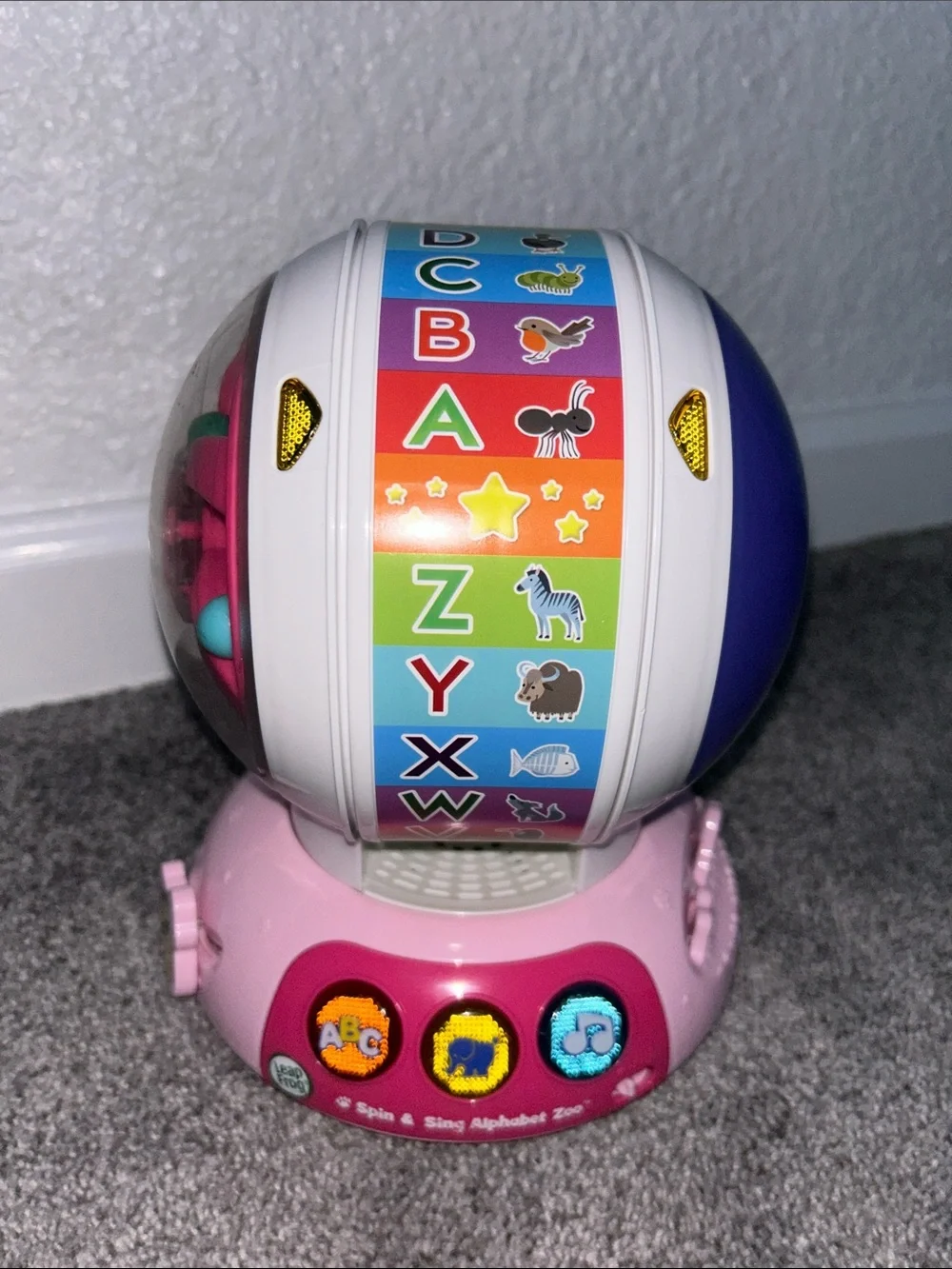 LeapFrog Spin and Sing Alphabet Zoo Toy